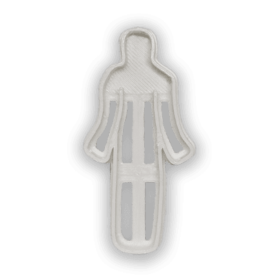 cookie cutter in a shape of a person without background